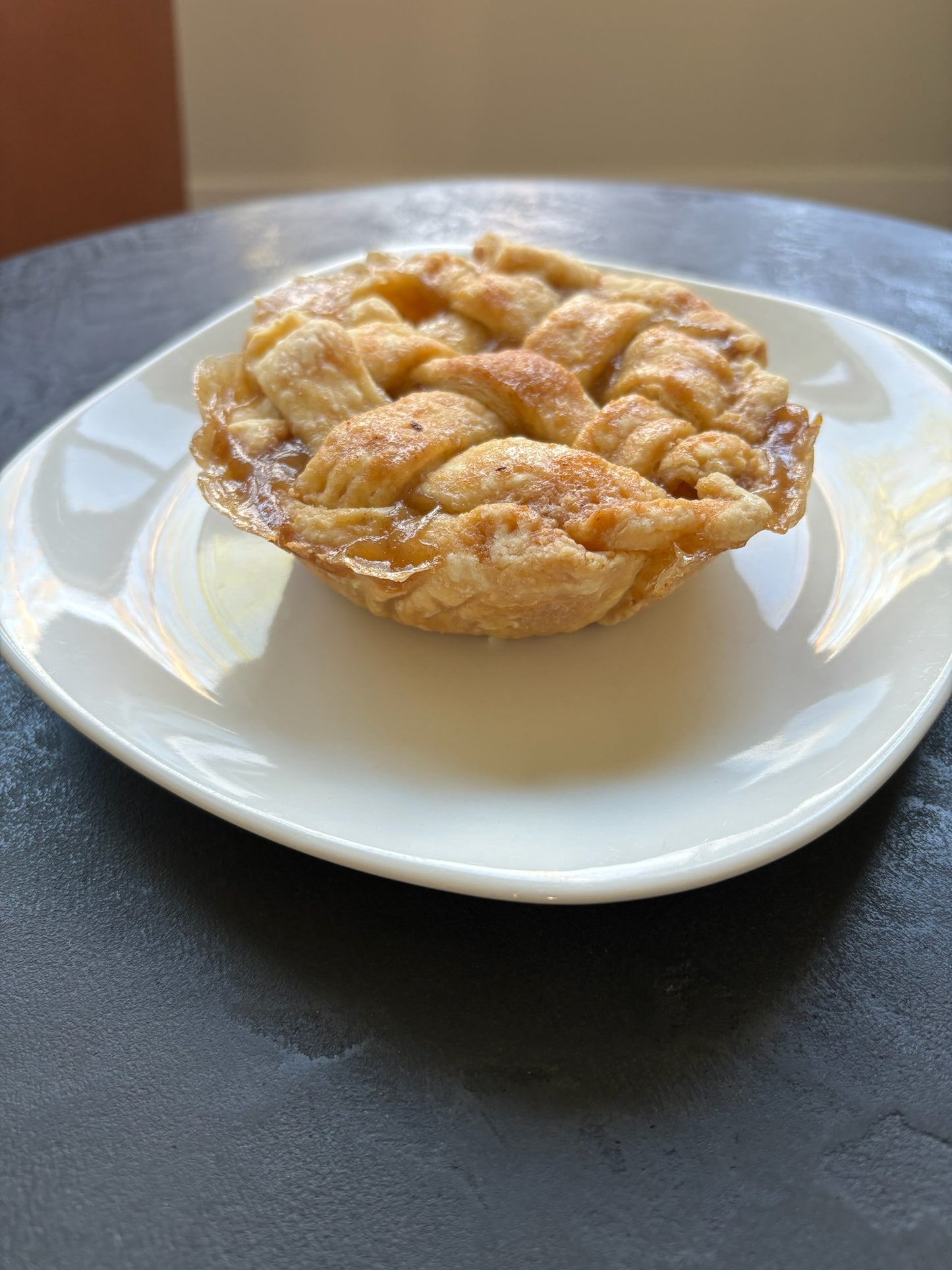Hearty mini pie easily shared by two or indulged by one!